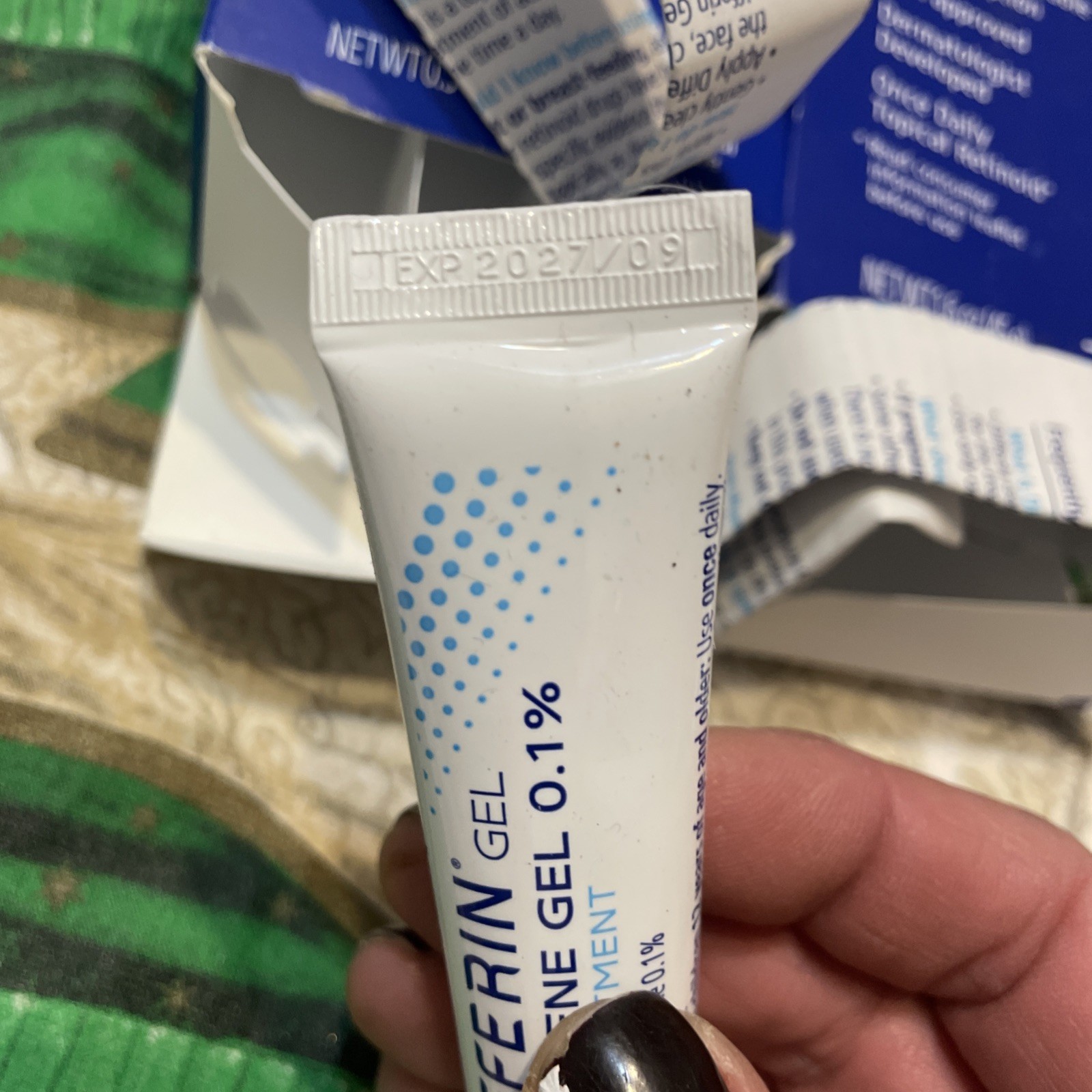 Differin gel Acne Clearing Gel-Acne Gel/Moisturizer New 2/27-9/27 Asst Size READ