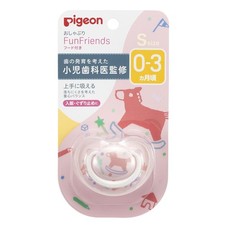 Pigeon Fun Friends Pacifier With Dedicated Cover, Mokuba Pattern