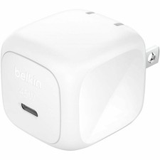 Belkin BoostCharge 45W USB-C PD 3.1 PPS Wall Charger, White