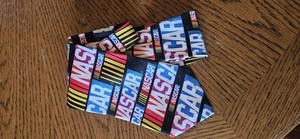Ralph Marlin Official NASCAR Logo Neck Tie Multicolor