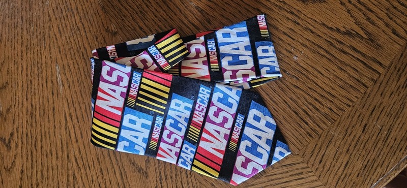 Ralph Marlin Official NASCAR Logo Neck Tie Multicolor