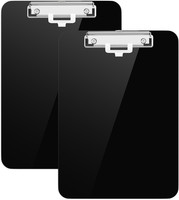 Kunststoff-Klemmbrett 2Er-Set, Standard A4 Letter Size Klemmbretter FüR Studente
