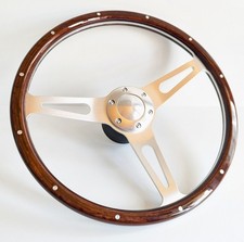 Steering Wheel Wood Fits For Vw T25 T3 Bus Caravelle Classic 15inch Chrome 80-93 Steering Wheel Wood Fits For Vw T25 T3 Bus Caravelle Classic 15inch Chrome 80-93