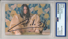 BILLIE EILISH SIGNED BILLBOARD SEXY PHOTO ENTIRE SIGNATURE PSA DNA COA AUTOGRAPH