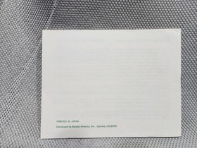 Golf Challenge Pebble Beach Bandai (NES Nintendo) Instruction MANUAL ONLY