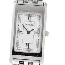 TIFFANY&Co. classic rectangular white Dial Quartz Ladies Watch_918787