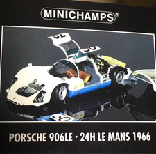 MINICHAMPS Porsche 906LE 1966 Le Mans 24H White Diecast For Ages 15+ From Japan