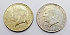 Lot of 2 1964 Kennedy 90% Silver Half Dollars
