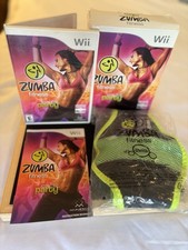 Nintendo Wii Zumba Fitness Join The Party! With Belt Instructions & Original Box