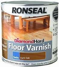 Image of RONSEAL DIAMOND HARD FLOOR VARNISH DARK OAK 2.5L