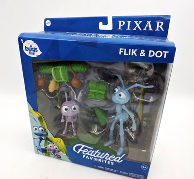 Disney Pixar A Bug's Life Featured Favorites Flik And Dot Action Figures New
