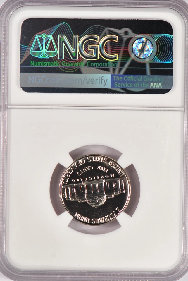 1953 Jefferson Nickel Proof NGC PF 68 PR68 Gem Coin 5C - Image 2 of 2