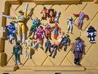 Various Vintage Power Rangers, GI Joe, Action Figures- as is