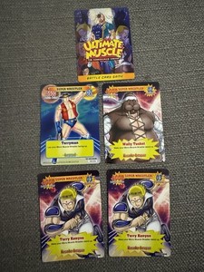 2002 Bandai Ultimate Muscle Battle Card Game Cards 4 Total