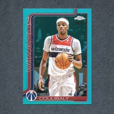 2025-26 Topps Chrome Basketball Bilal Coulibaly Teal Refractor 204/299 #YB