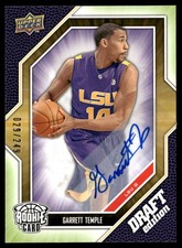 Garrett Temple 2009-10 Upper Deck Draft Edition Auto Green #6 #/249 - LSU