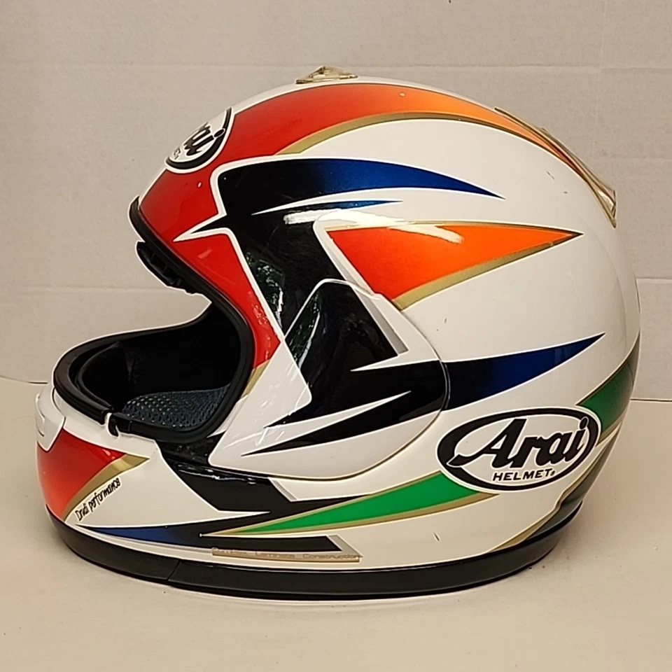 Arai Quantum/e  Lucas Cadalora 🇮🇹 Size XL Arai motorcycle Helmet Vintage - Image 2 of 4