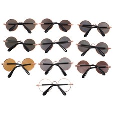10Pcs Lightweight Pet Sunglasses for Dogs Cats Resin Metal Comfortable Fit