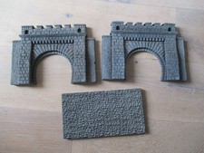 NOCH 58251 Bruchsteinmauer 24x13 + 2 Tunnelportale Hartschaum