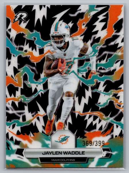 2026 Jaylen Waddle Resurgence #62 369/399 Miami Dolphins Football Topps NM