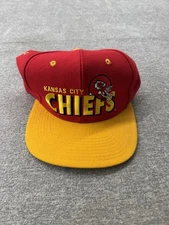 Vintage Team NFL KANSAS CITY CHIEFS Adjustable Snap Back Hat Wool