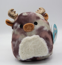 8" Greggor The Brown Marbled Moose Squishmallows Plush Toy BNWT