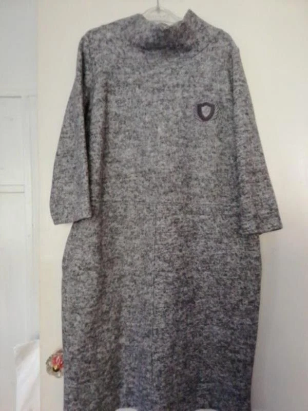 Women Furla Dress Grey Acrylic 38 / M / 46 - Bild 1 von 4