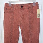 NWT David Kahn Ankle Jeans~Nikki~Snake Print~Skinny Jeans~Pants~Waist Size 28 — photo 2