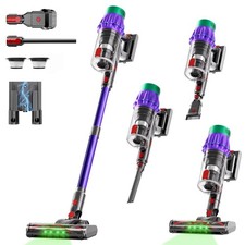 Cordless Vacuum Cleaner, 650W 48KPA UP to 60Min Vacuum Cleaners for Home, Sel...