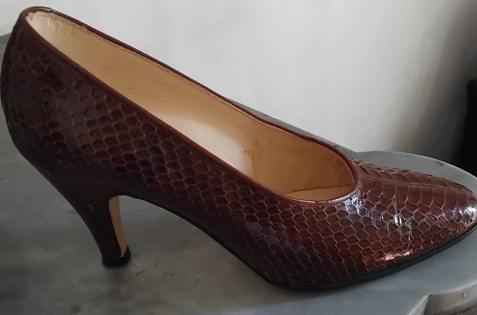 Scarpe Décolleté In Pitone - Immagine 2 di 4