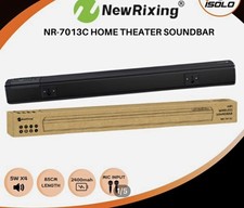 NewRixing NR-7013C Soundbar 2.0ch Bluetooth FM TWS Mic & Guitar Input