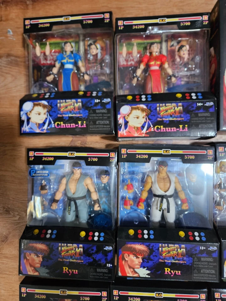Jada Street Fighter Lote 12 Todos Sellados - 6 Figuras Exclusivas - Por favor revise la foto Foto 2 de 4