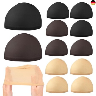 6PCS Wig Cap,Haarnetz für Perücken, Nylon Perück Kappe, Wig Cap Set,Elastische A