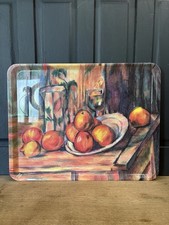 Vintage Melamine Serving Tray Still Life with Milk Jug and Fruit Gio&rsquo;Style