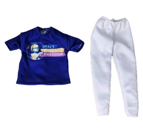 Doll Clothes Fits Curvy Barbie Inspiring Women Opal Lee Walk for Freedom T-Shirt