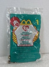 Rare TY Teenie Beanie Babies Freckles The Leopard 1993 McDonald’s W/Errors New