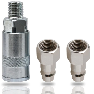 FS EURO Male To PCL Female Air Fitting Convertor Adapter Airline Hose Quick Release