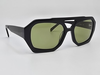 Vehla River VS414 Gloss Black Frame Khaki Lens Aviator  display picture 2