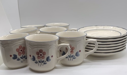 Tazze e piattini Hearthside Cumberland Brambleberry. Set 6. - Foto 2 di 8