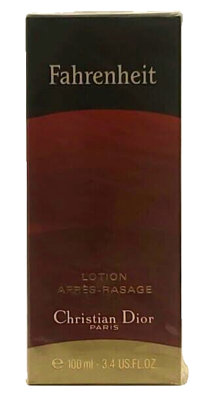 ❤️CHRISTIAN DIOR FAHRENHEIT, AFTER SHAVE,3.3oz/100ml 1995