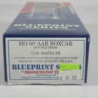 Ho Scale Branchline Blueprint Series Kit 1119 Santa Fe 50' Aar Boxcar New Seal