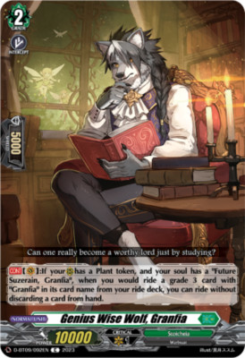 x4 Genius Wise Wolf, Granfia - D-BT09/092EN - C CFV M/NM