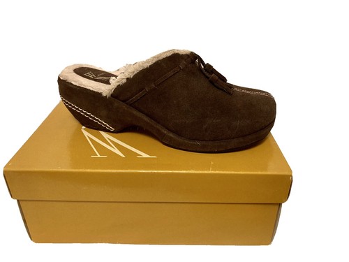 White Mountain Men\'s Suede Slip-On Clog in Light Taupe White Mountain Women main image 4
