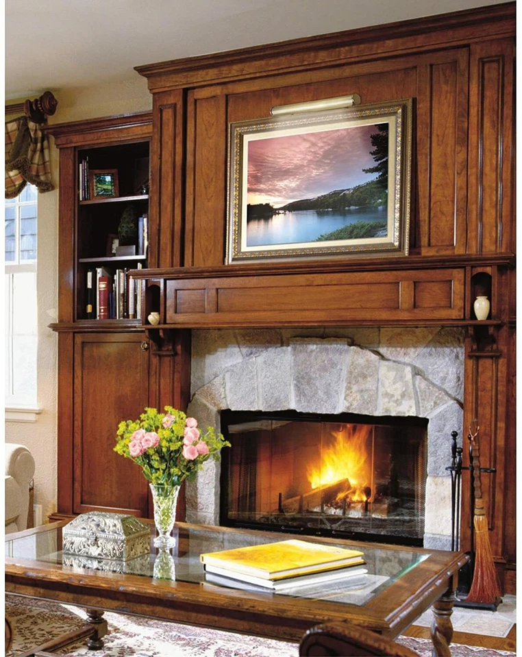 Luz de imagen delgada de 7 pulgadas - Iluminación antigua de latón Ciata Foto 3 de 3