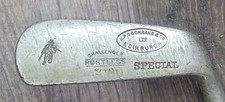 Antique Vintage Cochrane Challenger Willie Park Hickory Wood Shaft Golf Putter