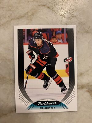 Senastian Aho Hurricanes 2020-21 Parkhurst #38 A1687