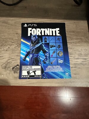 Fortnite Cobalt Star Bundle + 1000 V - Bucks PS5 Code (Brand New - Unscratched)