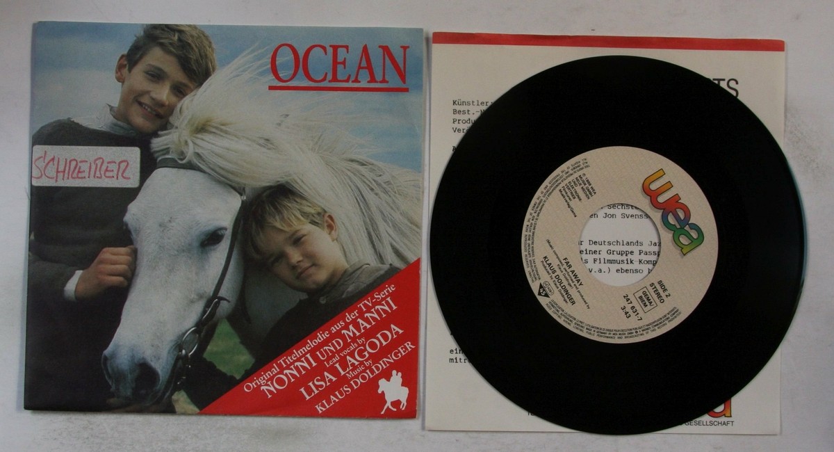 Klaus Doldinger Ocean GER 7inch Single 1988 + PR-Insert TV Theme