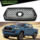Front Upper Grille Grill Matte Black&Chrome&Gray For Toyota Tacoma 2016 17-2021