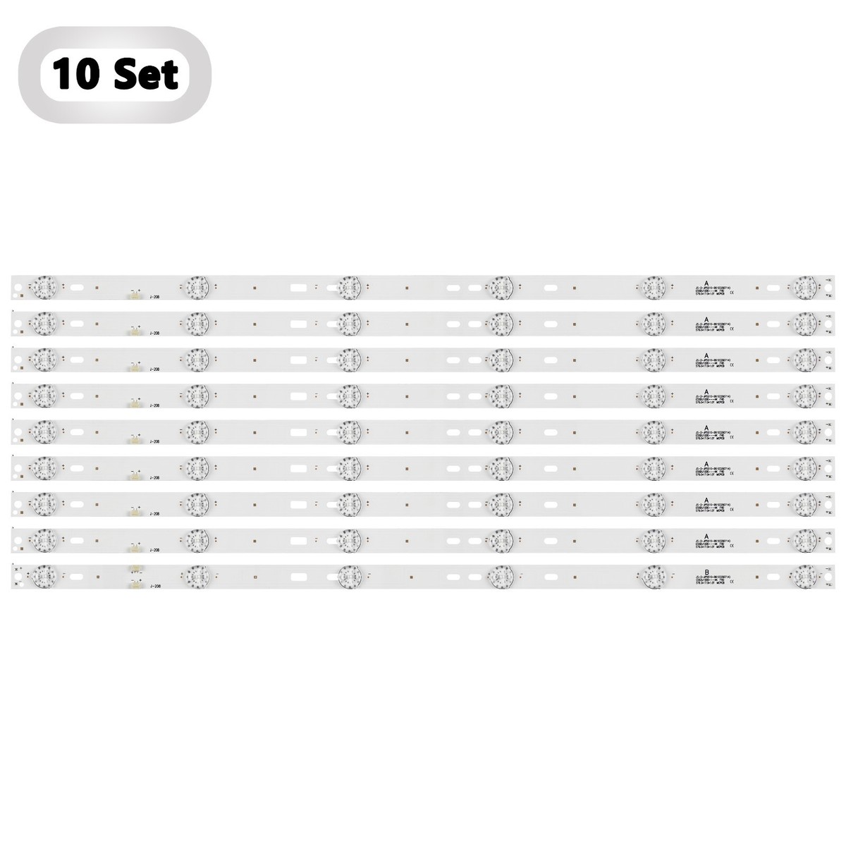 10set LED Backlight Strips For MS-L1239-L MS-L1239-R JS-D-JP5510